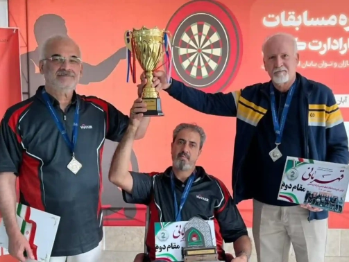 نایب قهرمانی تیم دارت - رعد کرج